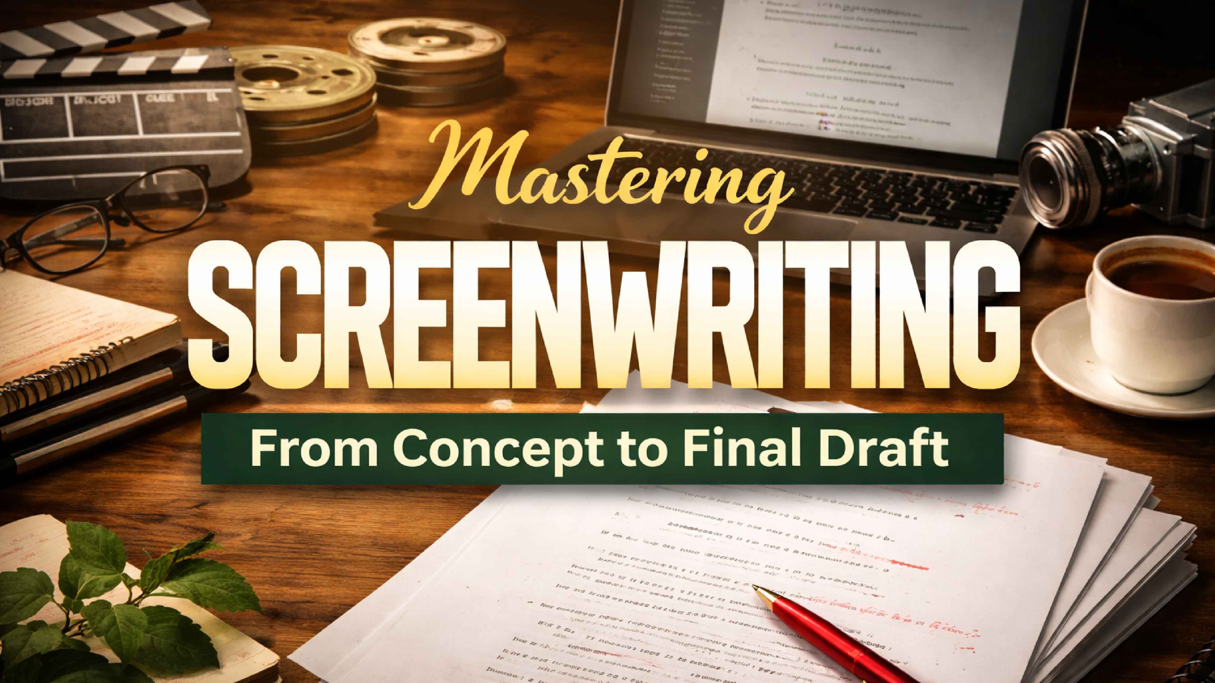 Mastering Screenwriting From Concept To Final Draft