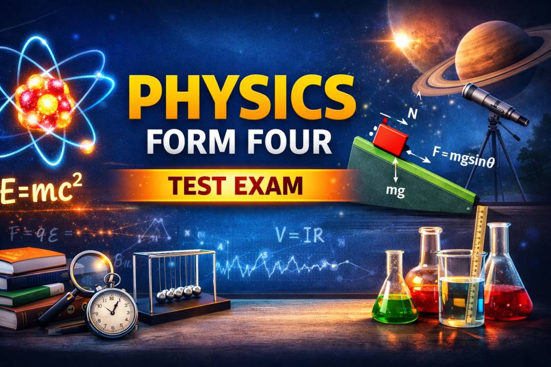 Physics Form Four Test Exam